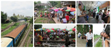 Tren alrededor de Yangon
