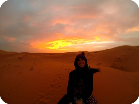 Atardecer en el desierto