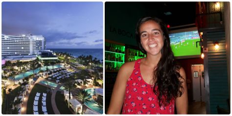 El hotel y el triunfo de Chile.