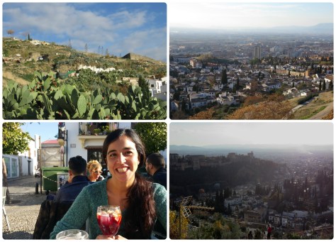 Sacromonte y yo feliz con mi sangría